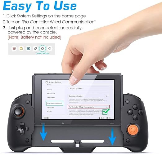 LECTRONICS TNS-19252 switch controller Plug and Play for N- Switch Charge and Play Games