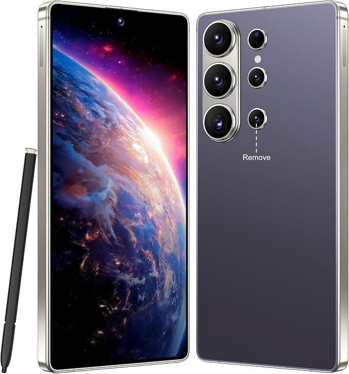 I26Ultra  Smartphone,6.99" HD+ Display,Built in Pen,16+1024GB Unlocked Phone,Snapdragon 8 Gen4,7000mAh Dual Speakers 5G/Face ID/Fingerprint Lock/Dual SIM/GPS