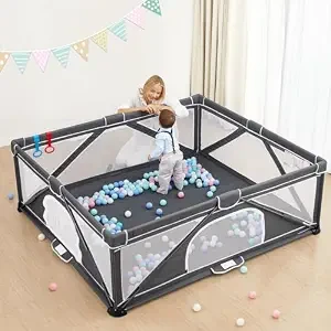 Hiaksedt Baby Playpen 50x50 Inch, Play Pens for Babies and Toddlers