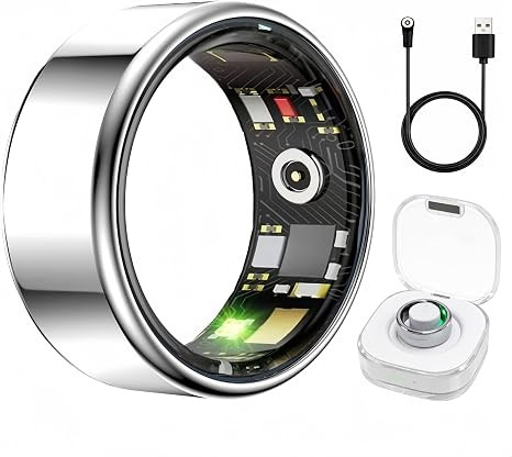 Smart Ring New Health Tracker, IP68 Waterproof, iOS/Android Compatible, Sleep, Exercise & Health Monitoring